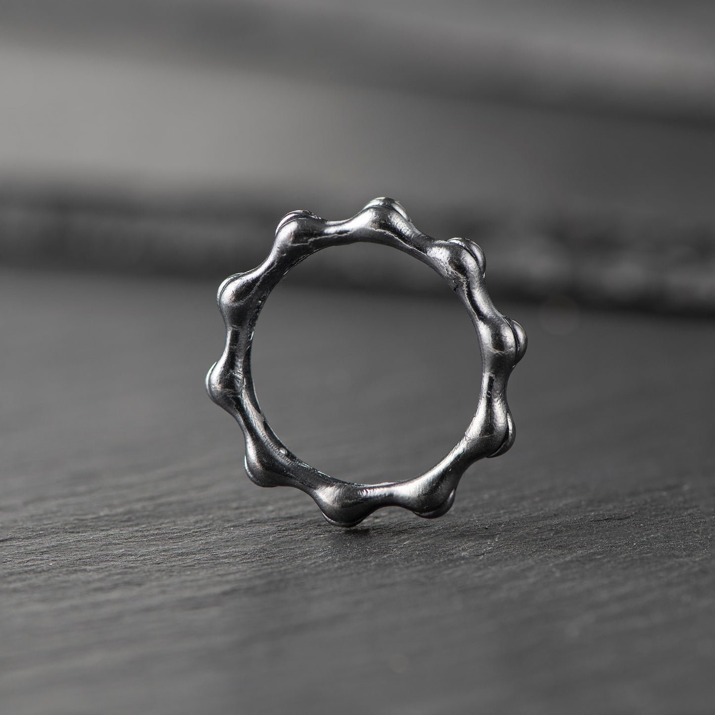 "Introvert" Ring - Pure Silver (999.9) - The Fractal Moment Collection