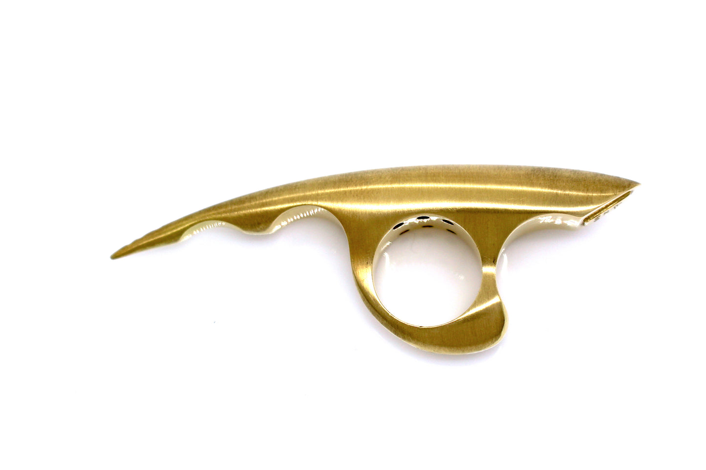 18ct gold (palm) ring by Constantinos Kyriacou. With diamonds. 1999.