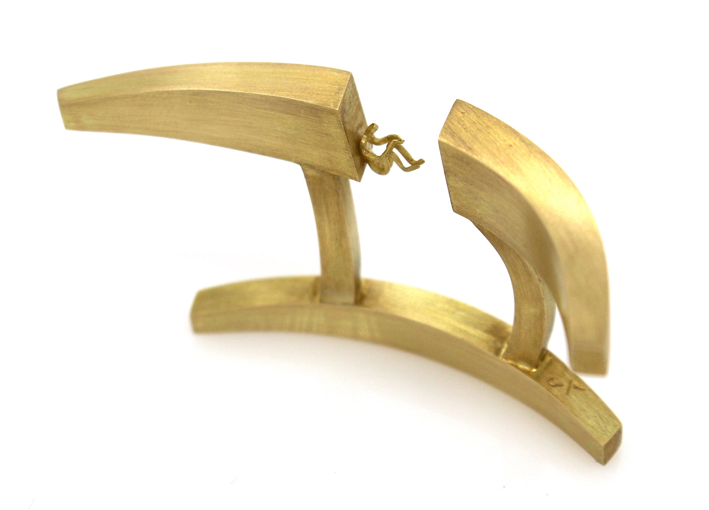"Rest in Trap" - One-of-a-Kind 18ct Gold Hand Piece by Constantinos Kyriacou