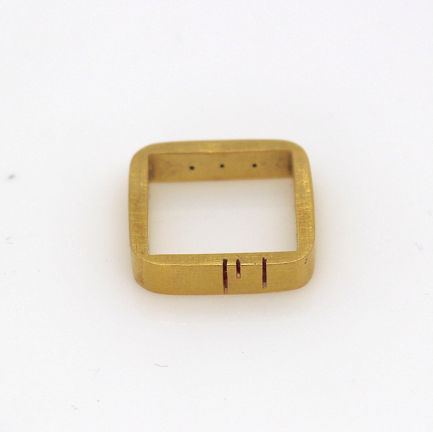 18ct gold unisex ring. "Limited Red" (2006)