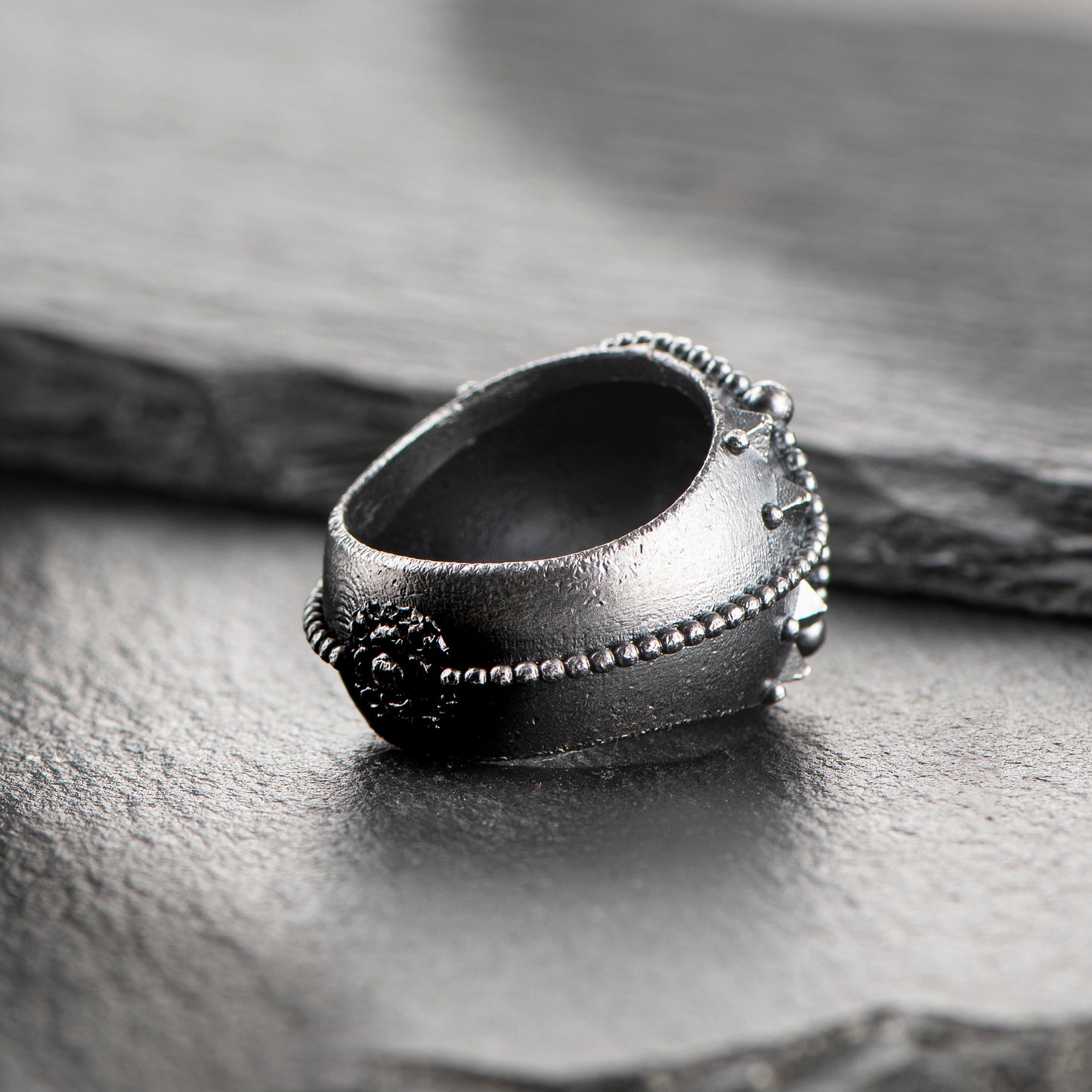 Harmony and Synchronicity. Pure Silver (999.9) Ring by Constantinos Kyriacou