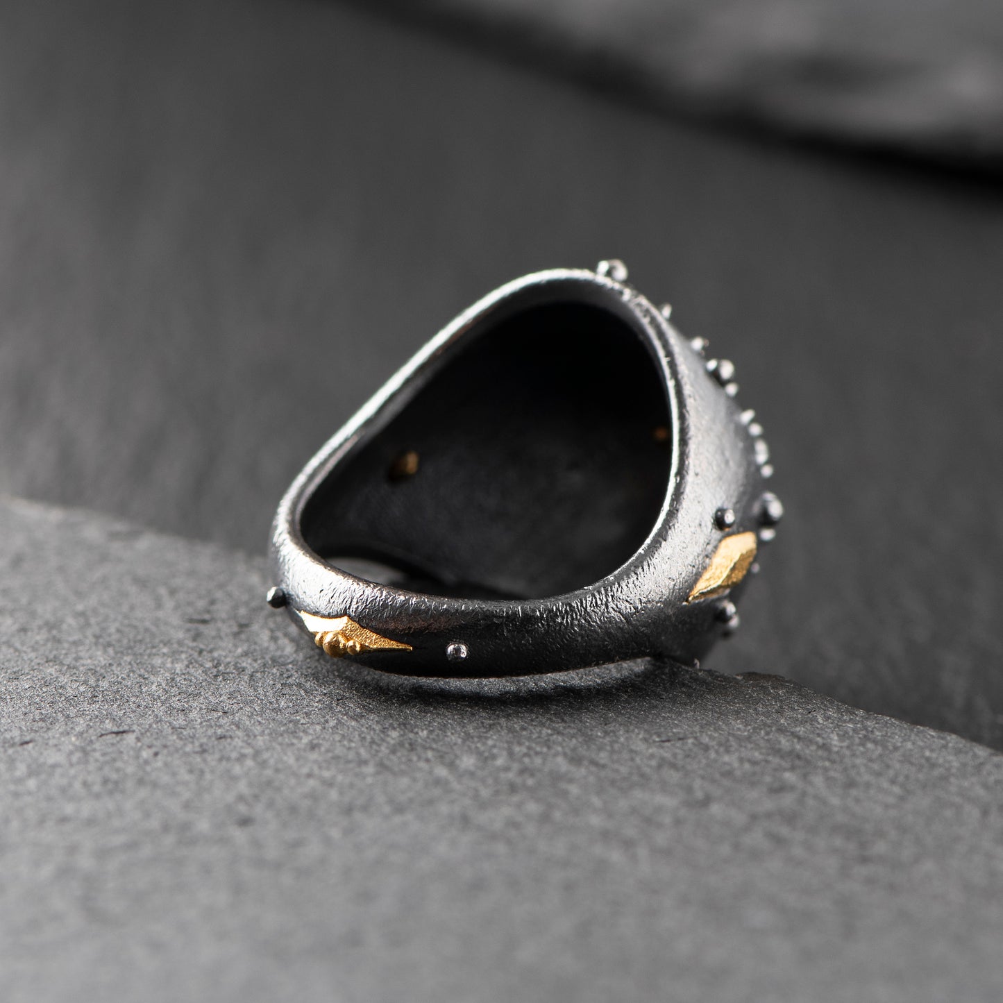 "Inclusiveness" Ring by Constantinos Kyriacou - Pure Silver (999.9) with 24ct Gold Details - A Symbol of Unconditional Love