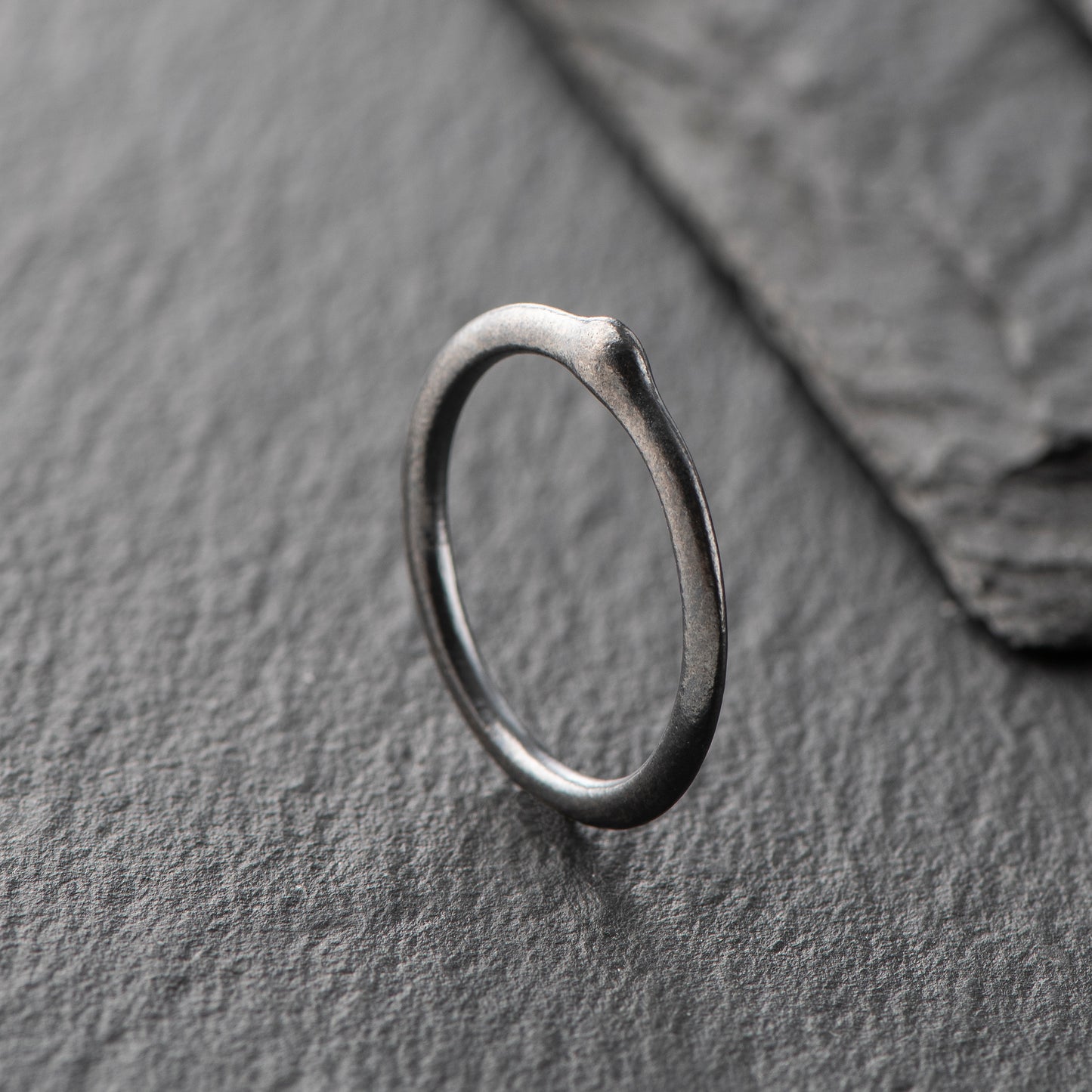 Pure Silver (999.9) Ring (White or Dark Grey) - "That Which Is" Collection