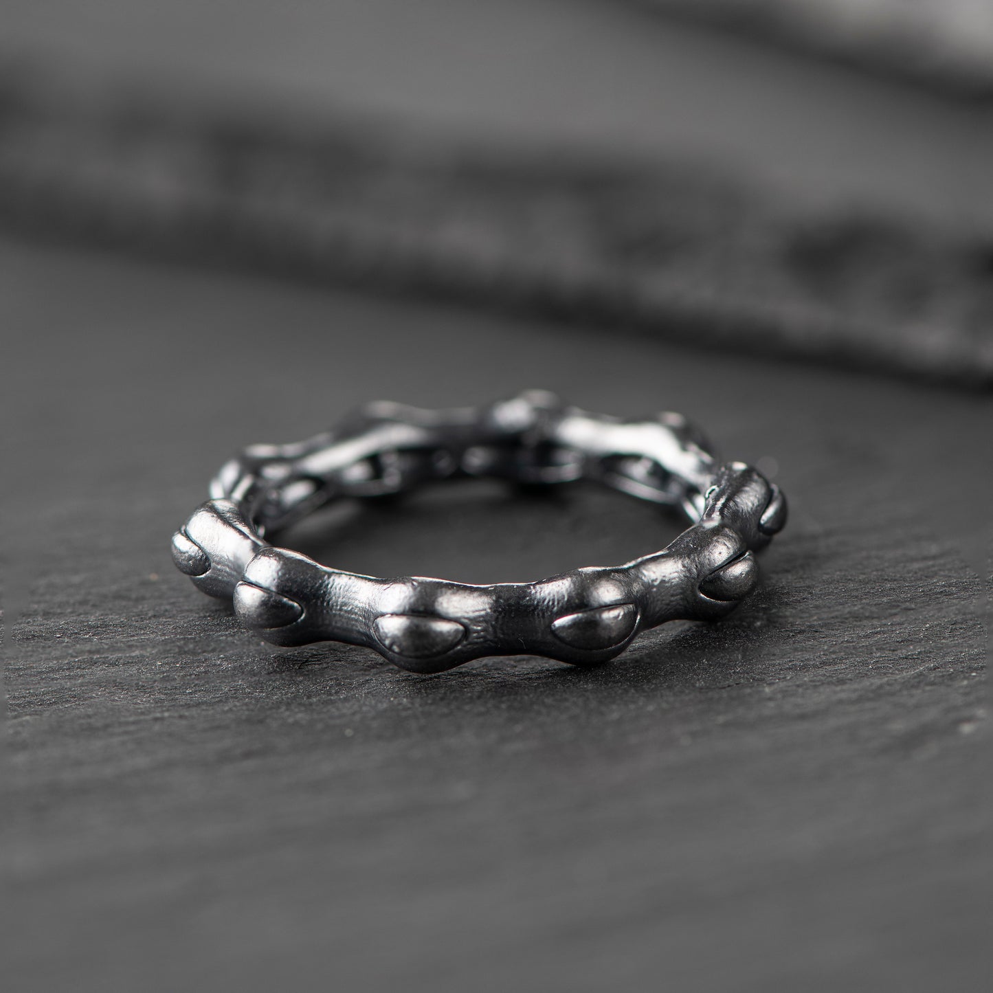 "Introvert" Ring - Pure Silver (999.9) - The Fractal Moment Collection