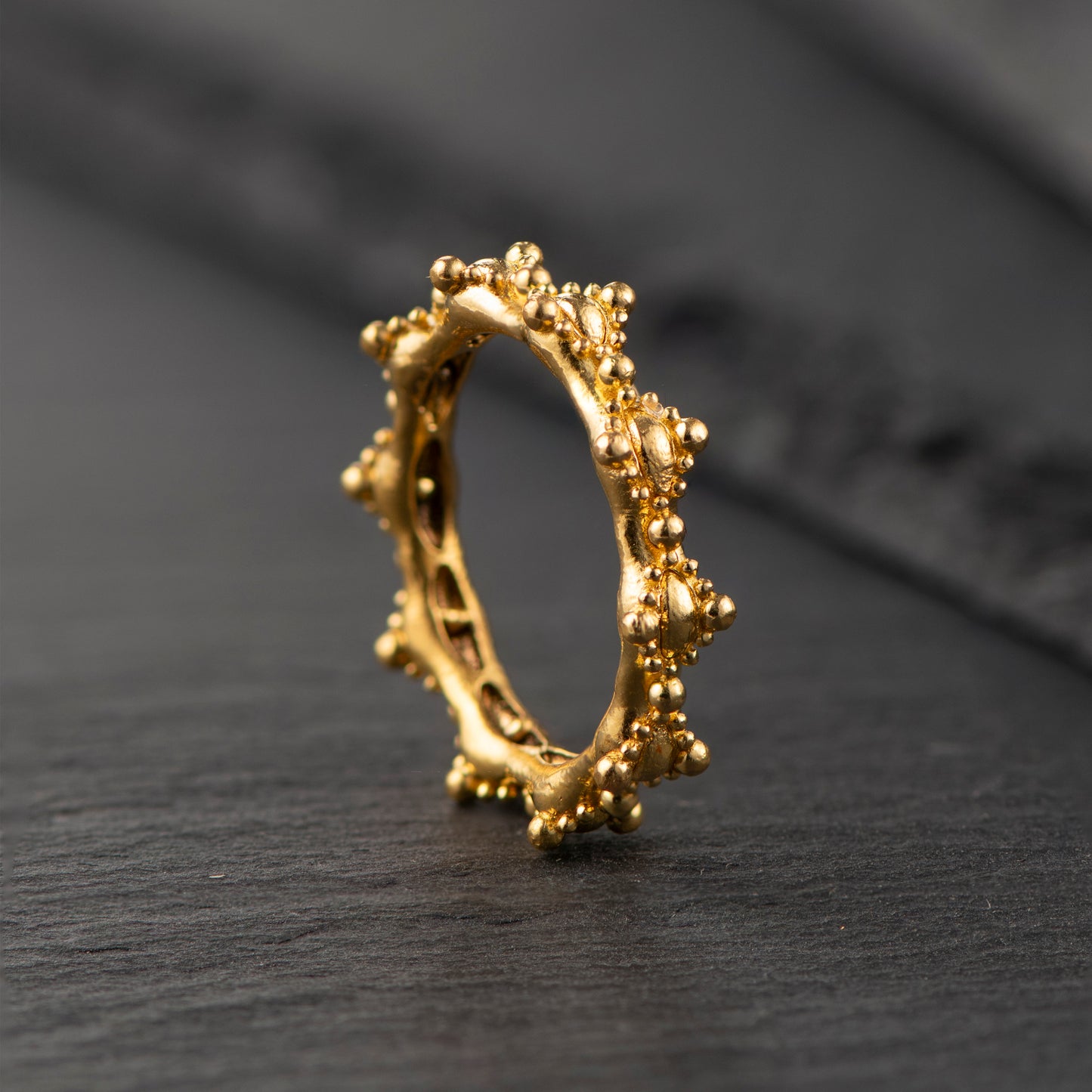 "Shining Extrovert" Ring - 24ct Gold - The Fractal Moment Collection