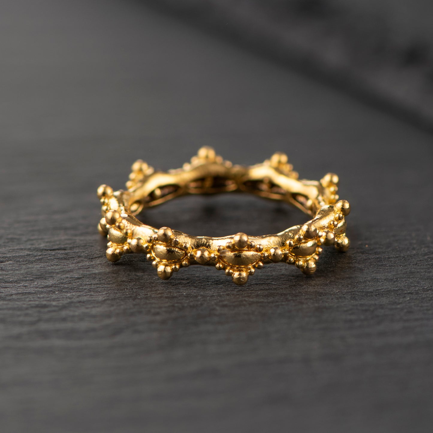 "Shining Extrovert" Ring - 24ct Gold - The Fractal Moment Collection