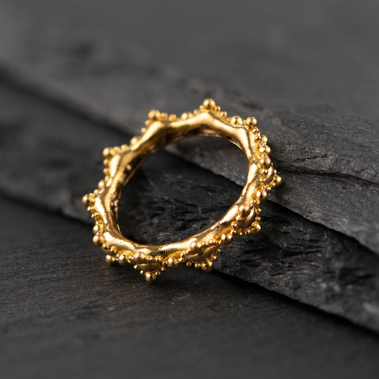 "Shining Extrovert" Ring - 24ct Gold - The Fractal Moment Collection