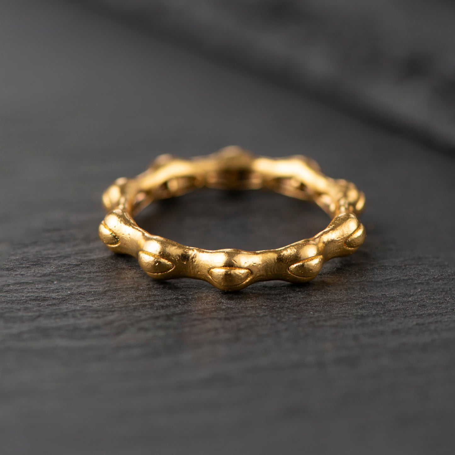 "Shining Introvert" Ring - 24ct Gold - The Fractal Moment Collection