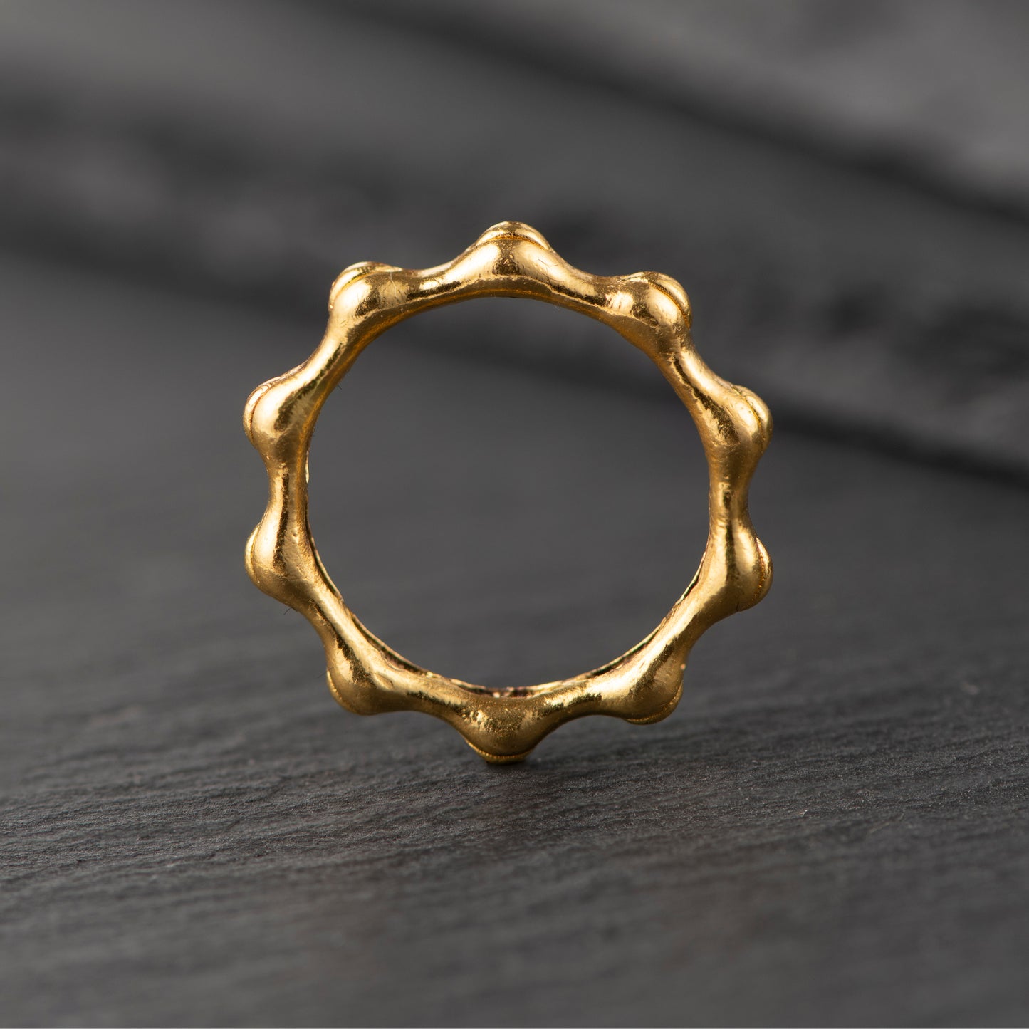 "Shining Introvert" Ring - 24ct Gold - The Fractal Moment Collection